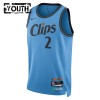 Dres Los Angeles Clippers Kawhi Leonard Nike 2024-25 City Edition Plava Swingman - Dječji